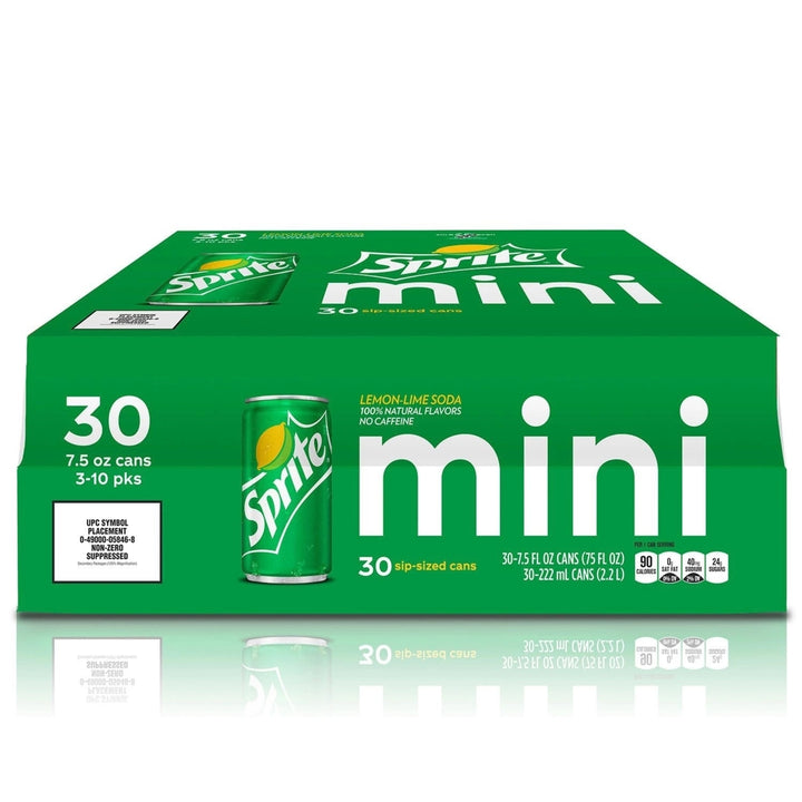 Sprite Mini Cans 7.5 Fluid Ounce (Pack of 30) Image 1