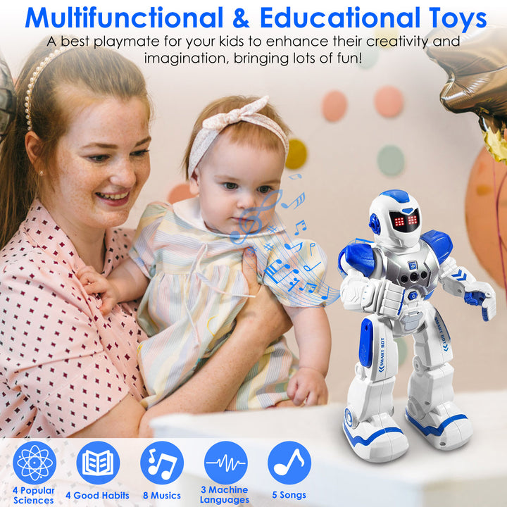 Intelligent Remote Control Robot Gesture Sensing Smart Programmable Robot Walking Singing Dancing Educational Toy Image 4