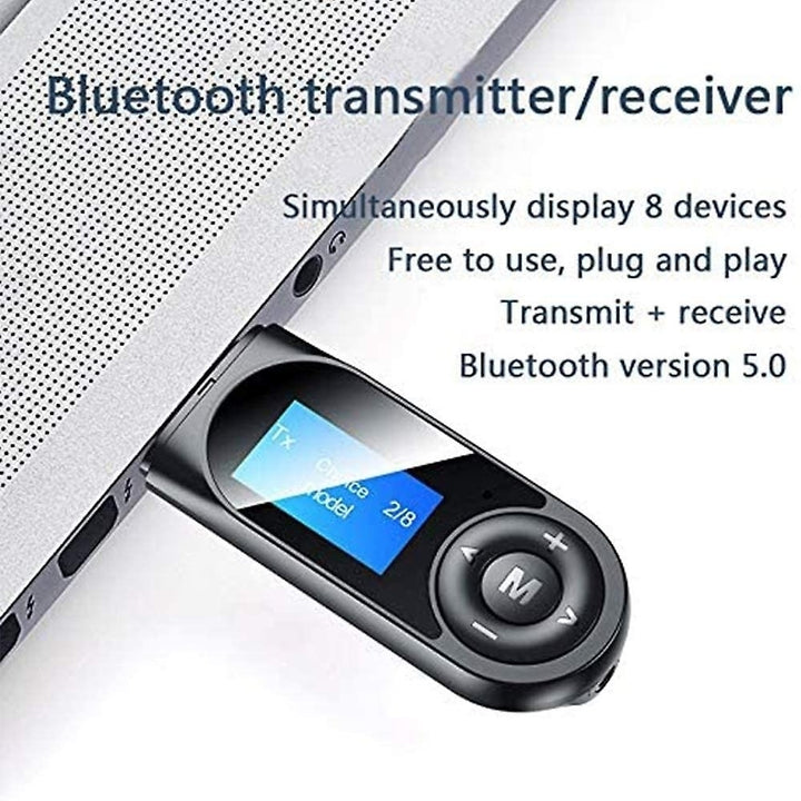 Bluetooth Receiver Transmitter Visible Usb 5.0 Bluetooth Adapter For Pc Tv Headphones Image 3