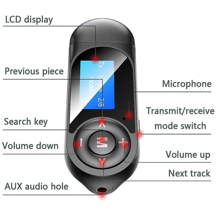 Bluetooth Receiver Transmitter Visible Usb 5.0 Bluetooth Adapter For Pc Tv Headphones Image 4