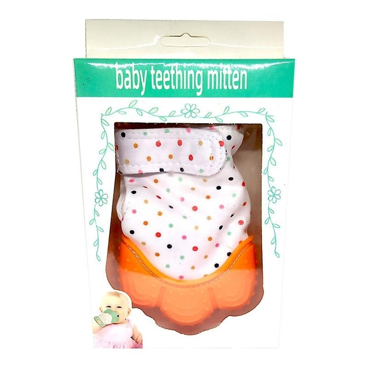 Teething Mitten Baby Silicone Anti-eating Molar Gloves Bpa Free Unisex Image 1