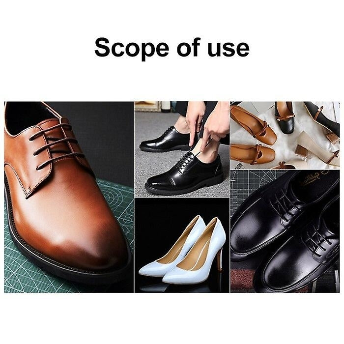 10pcs Shoe Shine Care Set Portable Shoes Polish Cleaning Kit With Leather Cylinder Box Image 4