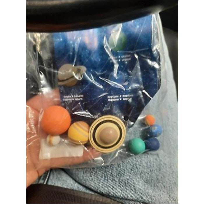 9pcs 3d Solar System Ball Toy Set Milky Way Science Planets Educational Model For Kids Image 4