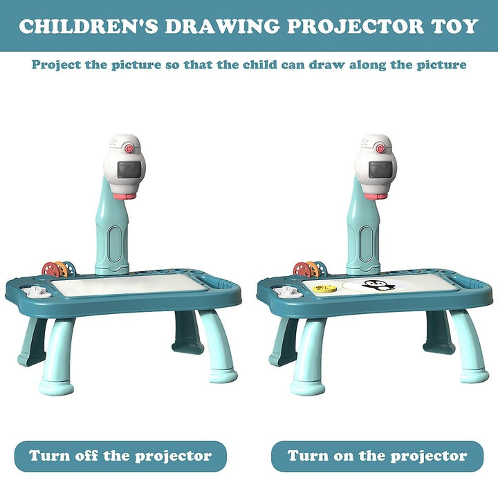 Children Projection Drawing Board Painting Table Set Kids Educational Toy Birthday Gift Image 8