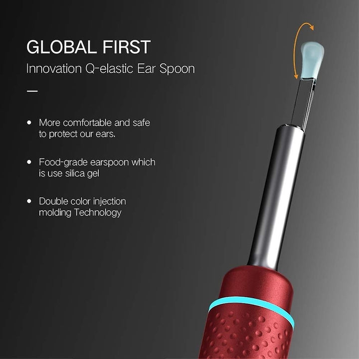 M9 Pro Ear Wax Removal Tool Smart Visual Ear Otoscope Wireless Ear Camera Ear Cleaner Image 4