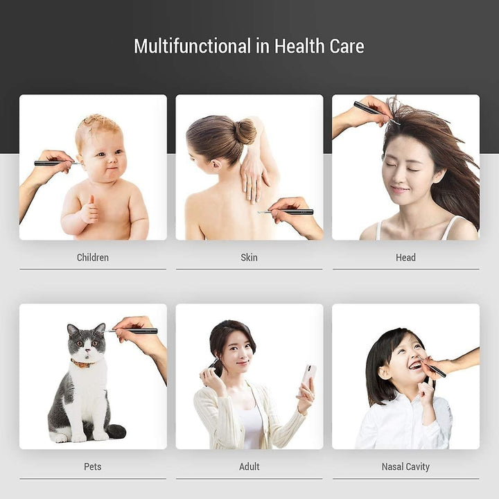 M9 Pro Ear Wax Removal Tool Smart Visual Ear Otoscope Wireless Ear Camera Ear Cleaner Image 8