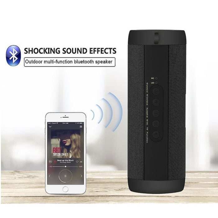 Wireless Bluetooth Speakers Column Speaker Subwoofer Sound Box Outdoor Loud Speaker Image 4