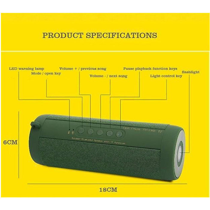 Wireless Bluetooth Speakers Column Speaker Subwoofer Sound Box Outdoor Loud Speaker Image 9