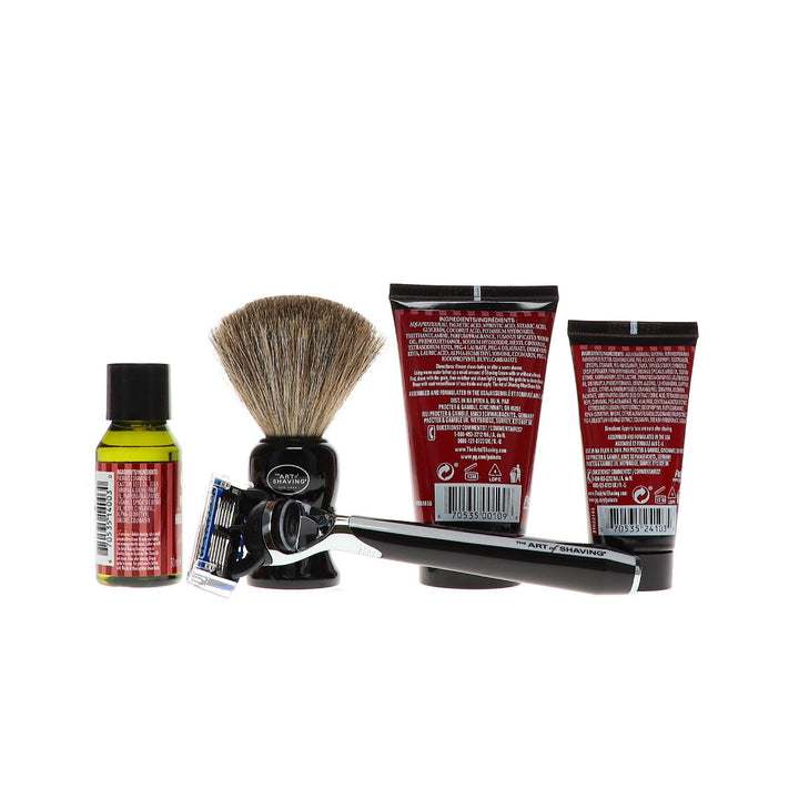 The Art of Shaving 5 Piece Travel Kit with Morris Park Razor Sandalwood Image 4