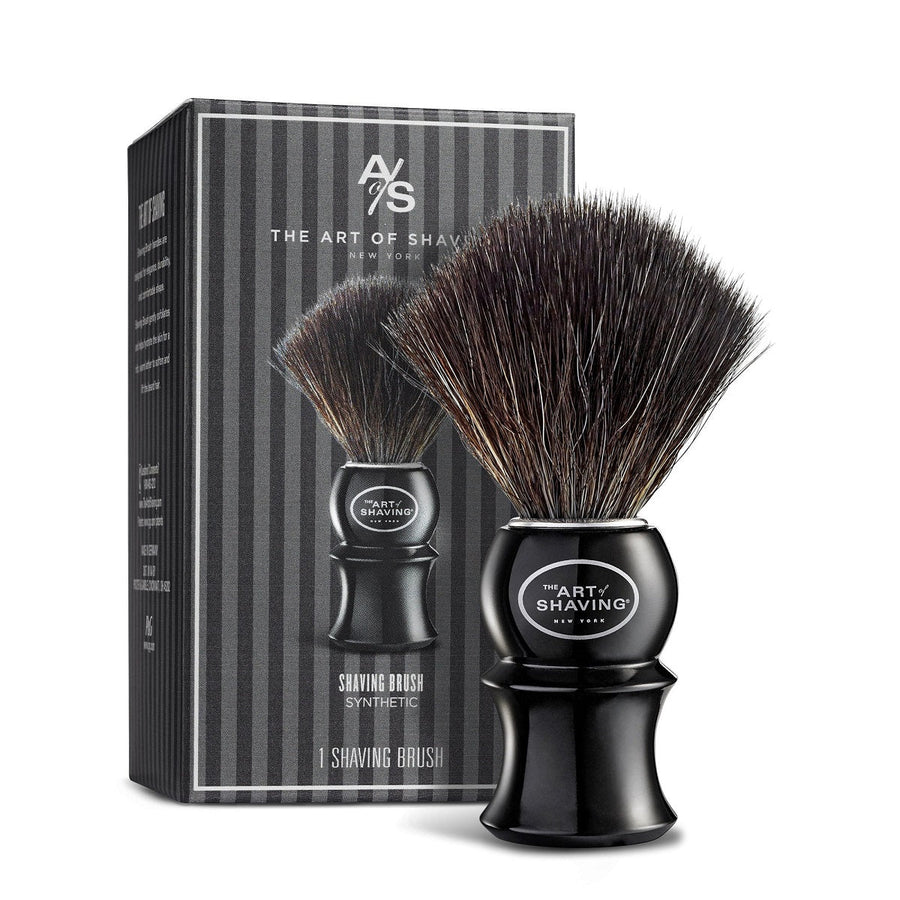 The Art of Shaving Synthetic Black Shave Brush Image 1