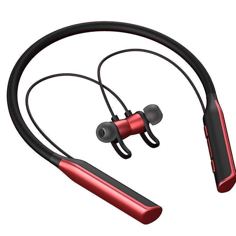 Magnetic Neckband Earphones Bluetooth Headphone Waterproof Wireless Sport Headset Image 1
