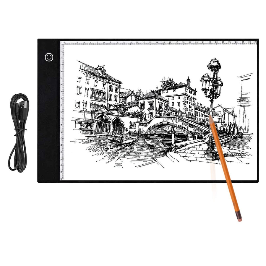 A4 Led Light Box Copy Board Dogital Drawing Pad Painting Copy Tablet With USB Cable Image 1