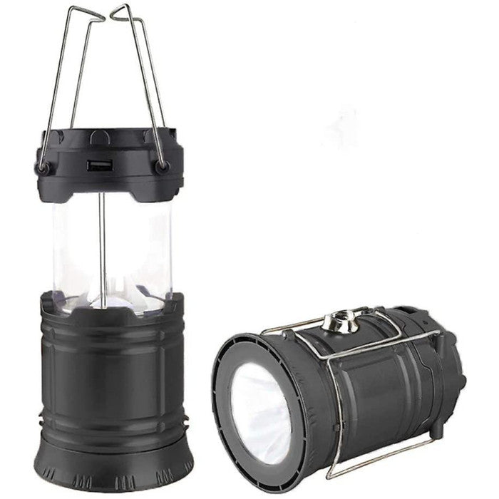 Solar Camping Light Foldable Led Flashlight Rechargeable Horse Lantern Outdoor Hiking Lamp Image 1