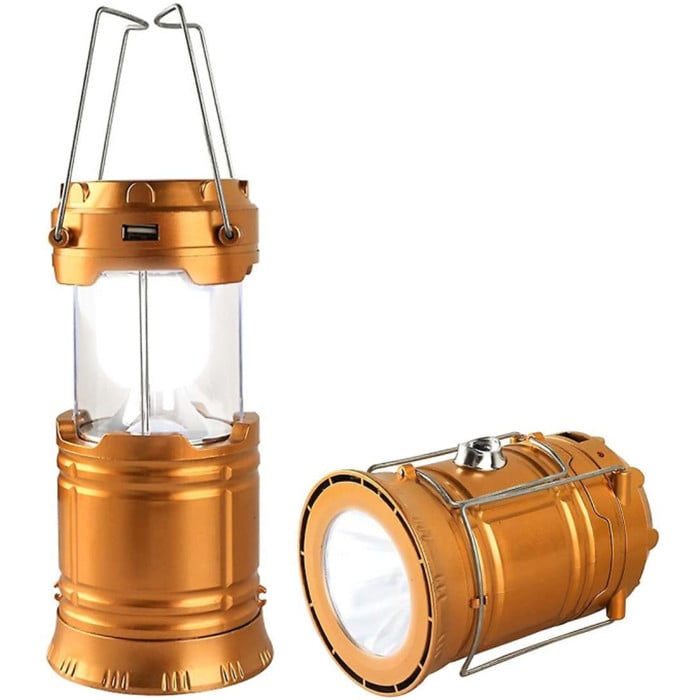 Solar Camping Light Foldable Led Flashlight Rechargeable Horse Lantern Outdoor Hiking Lamp Image 1