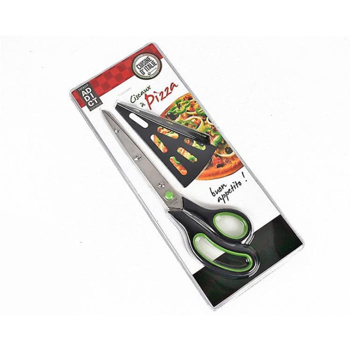 Pizza Scissor Stainless Steel Pizza Cutter With Detachable Spatula Image 4