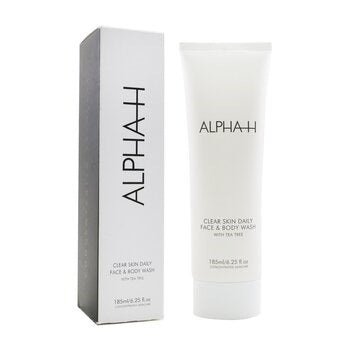 Alpha-H Clear Skin Daily Face and Body Wash 185ml/6.25oz Image 2