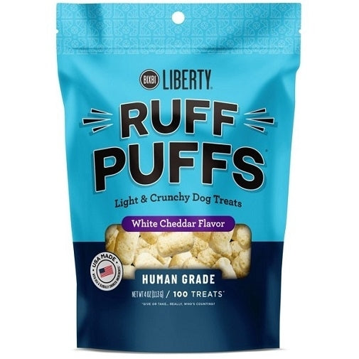 Liberty Ruff Puffs White Cheddar Dog Treats Image 1