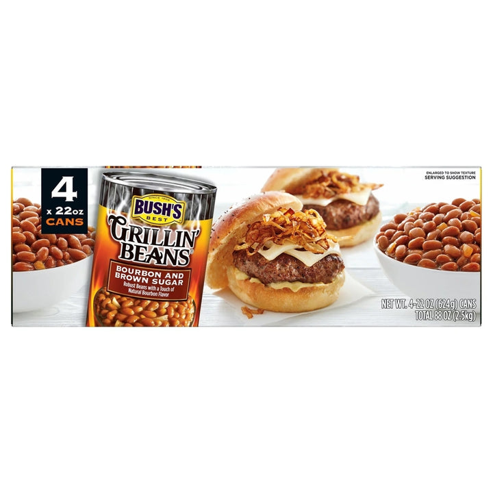 Bushs Bourbon and Brown Sugar Grillin Beans 22 Ounce (Pack of 4) Image 3