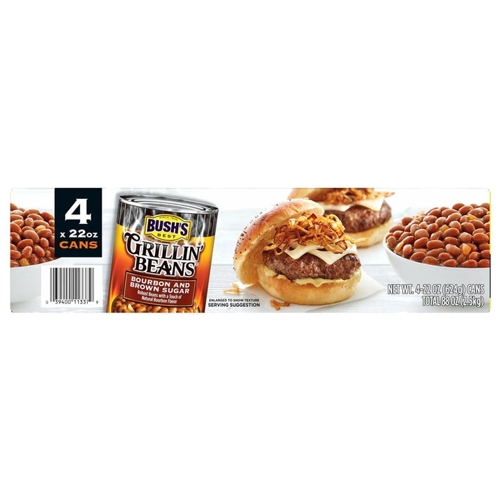 Bushs Bourbon and Brown Sugar Grillin Beans 22 Ounce (Pack of 4) Image 4