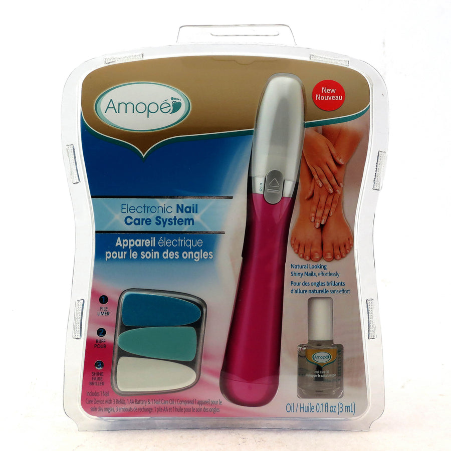 Amope Pedi Perfect Electronic Nail Care System (Pink) Image 1