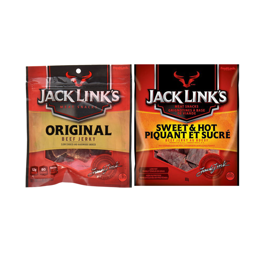 Jack Links Original Beef Jack Links Sweet and Hot 2 x 80g Image 1
