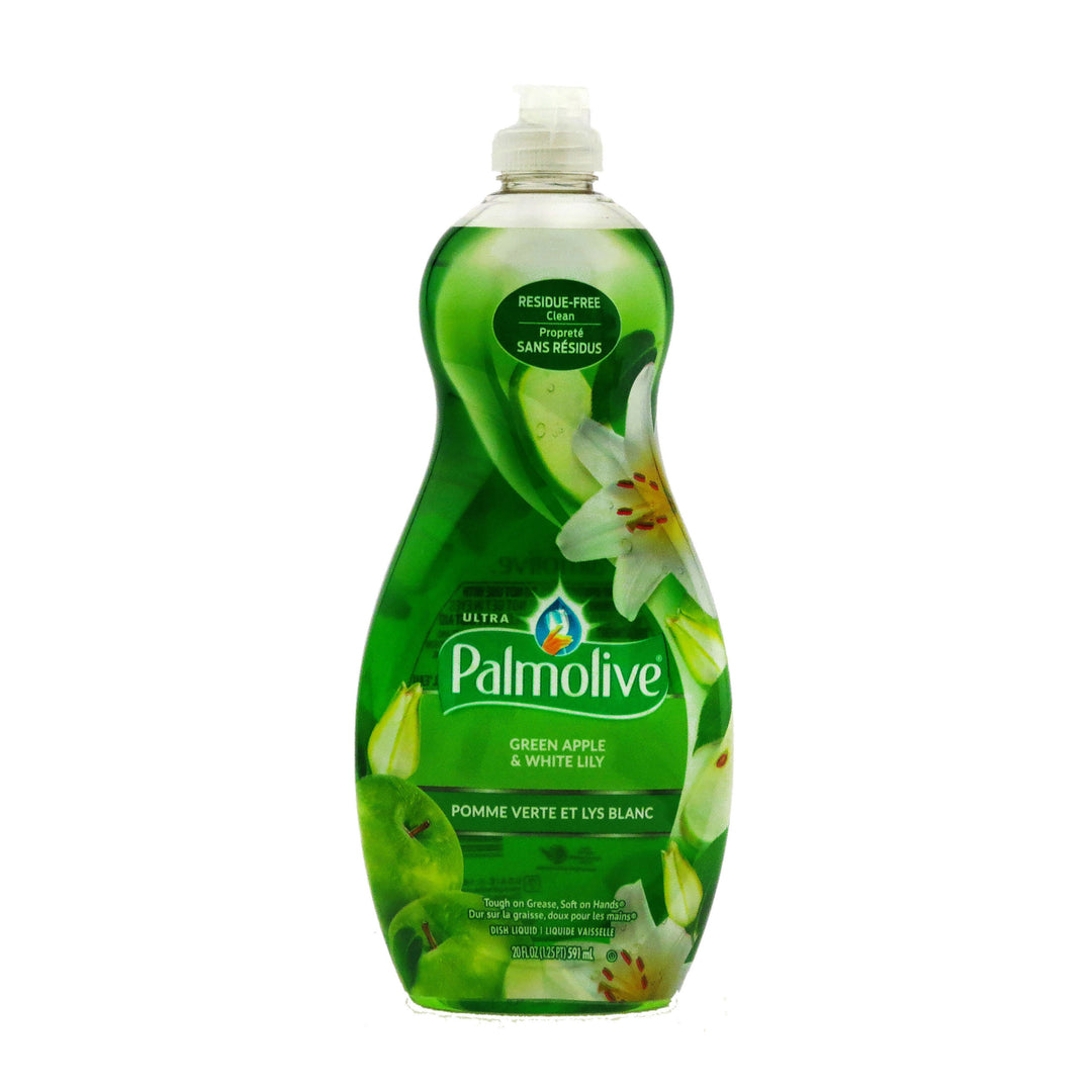 PALMOLIVE ULTRA DISH LIQUID GREEN APPLE and WHITE LILY 591ml Image 1