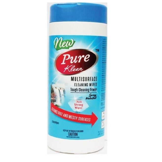 Pure Kleen Multisurface Wipes Spring Water Fall 35 Sheets Image 1
