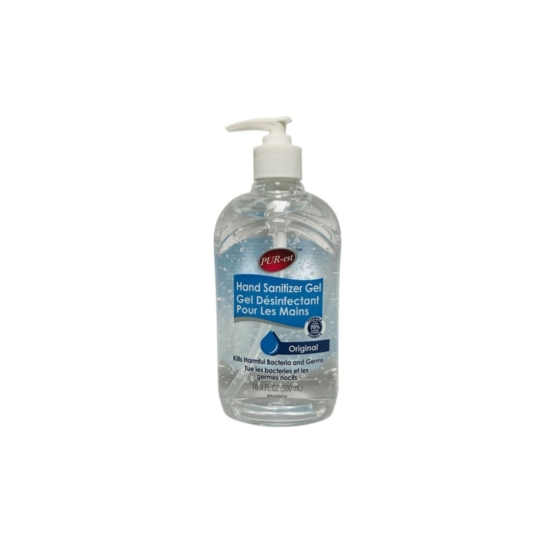 Purest Hand Sanitizer With Pump 500ML Image 1