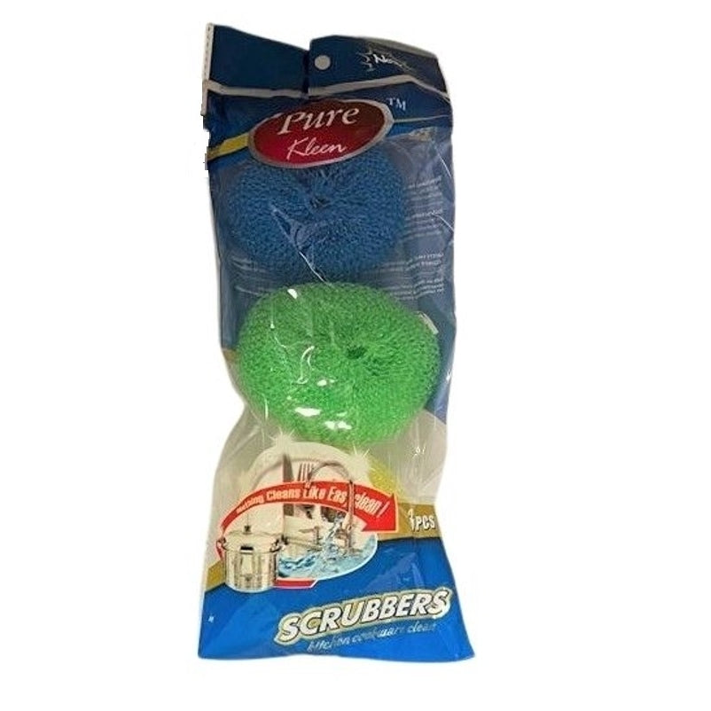 Pure Kleen Plastic Oven Scrubber In Poly Bag - Pack of 3 Image 1