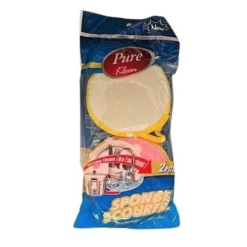 Pure Kleen 2Pk Soft Color Round Cleaning Pad Image 1