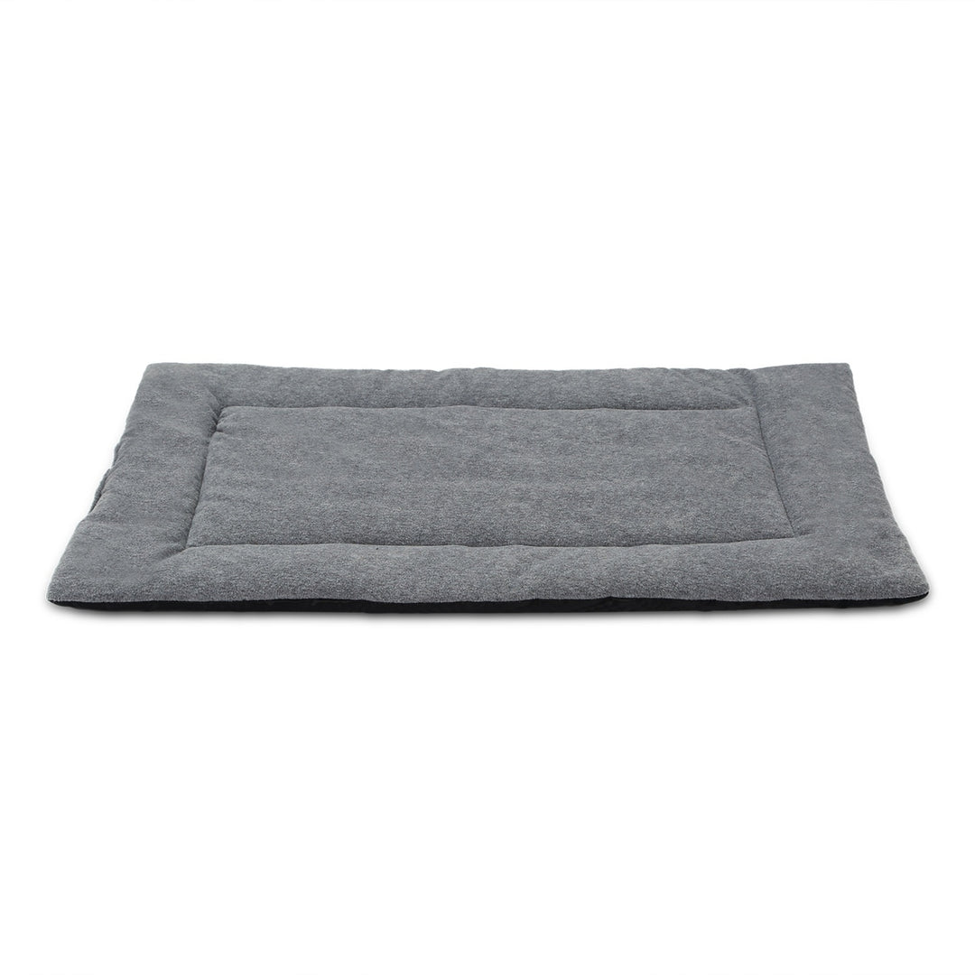 Dog Bed Mat Comfortable Fleece Pet Dog Crate Carpet Reversible Pad Joint Relief Image 7