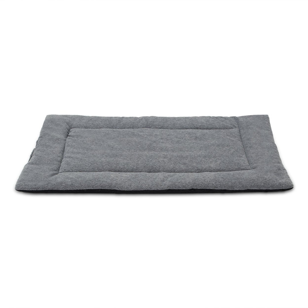 Dog Bed Mat Comfortable Fleece Pet Dog Crate Carpet Reversible Pad Joint Relief Image 1