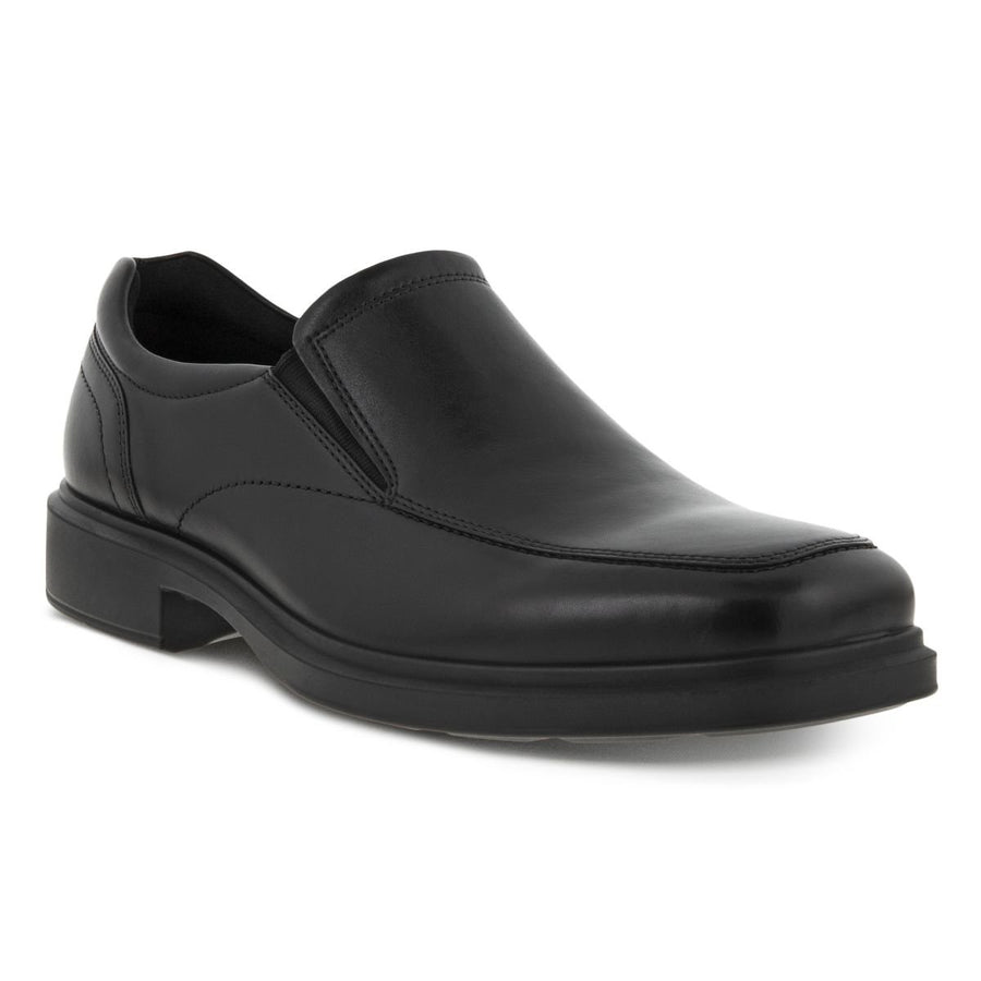 ECCO Mens Helsinki 2.0 Apron Toe Slip-on Black Leather - 500154-01001 BLACK Image 1