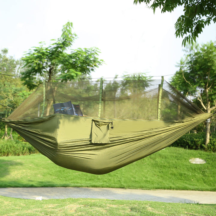 600lbs Load 2 Persons Hammock Mosquito Net Outdoor Hiking Camping Hommock Image 8