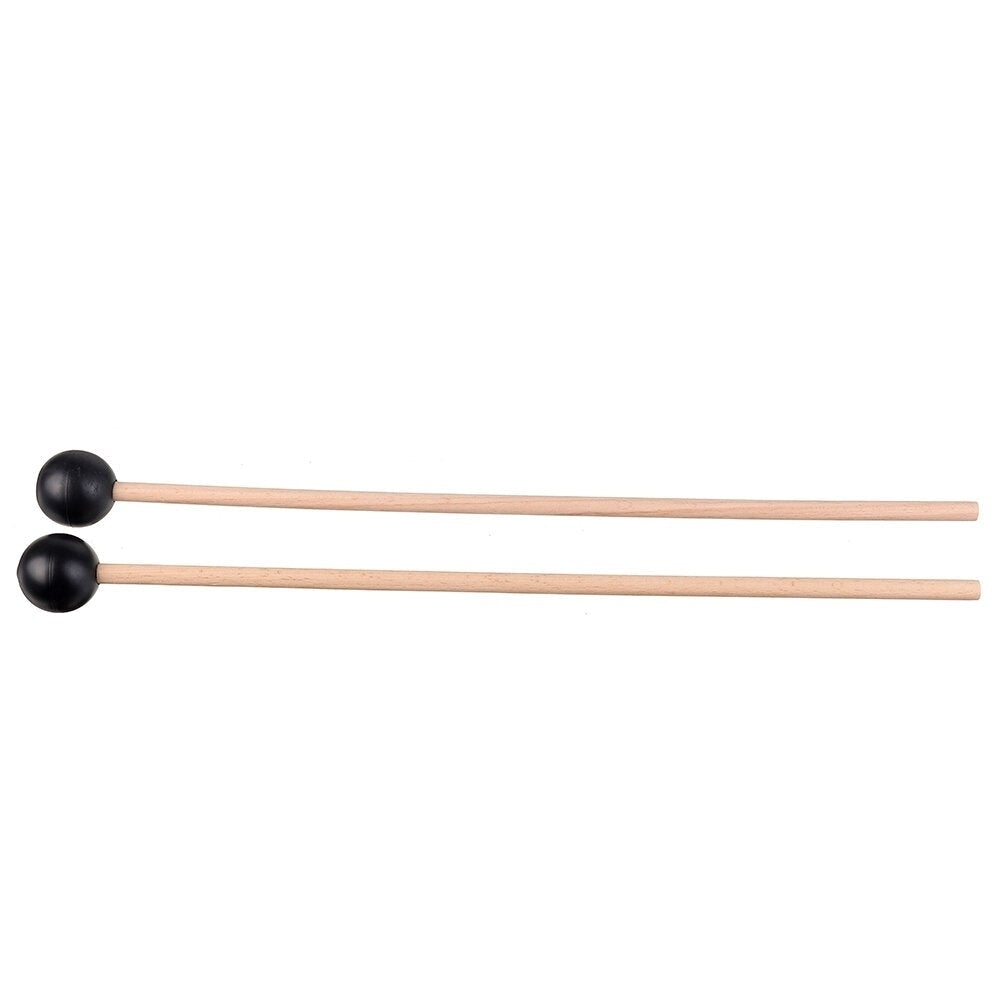 1 Pair Wooden Drum Sticks Professional Tongue Drum Drumsticks 25cm Length Xylophone Marimba Steel Tongue Drum Mallet Image 2
