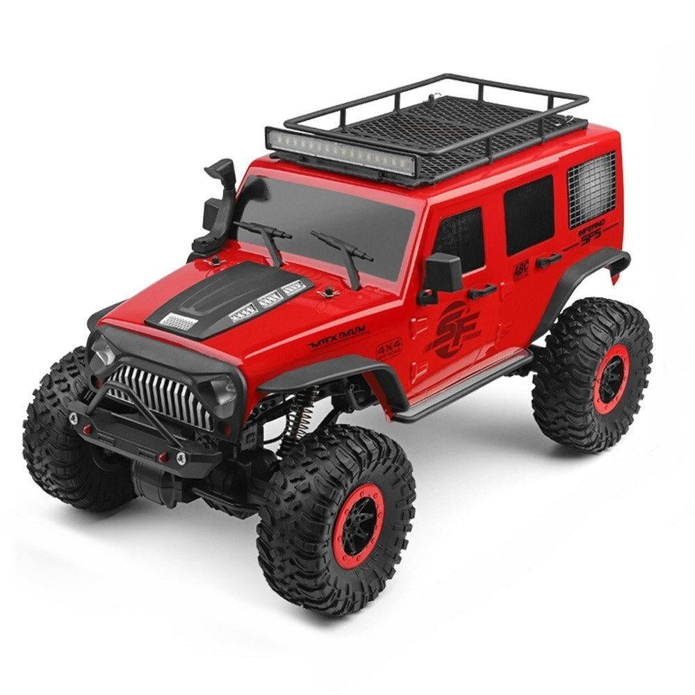 1,10 2.4G 4X4 Crawler RC Car Desert Mountain Rock Vehicle Models With Two Motors LED Head Light 7.4V 1200mAH Image 1