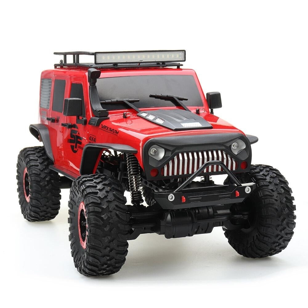 1/10 2.4G 4X4 Crawler RC Car Desert Mountain Rock Vehicle Models With Two Motors LED Head Light Two Battery Image 4