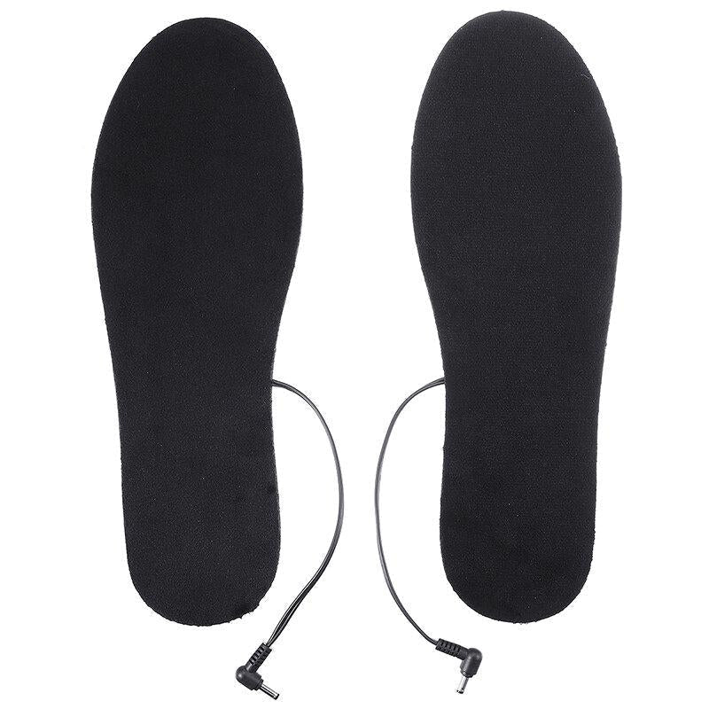 1 Pair Winter USB Heated Insoles Electric Heating Warm Sliceable Carbon Fiber Heating Insole Image 2