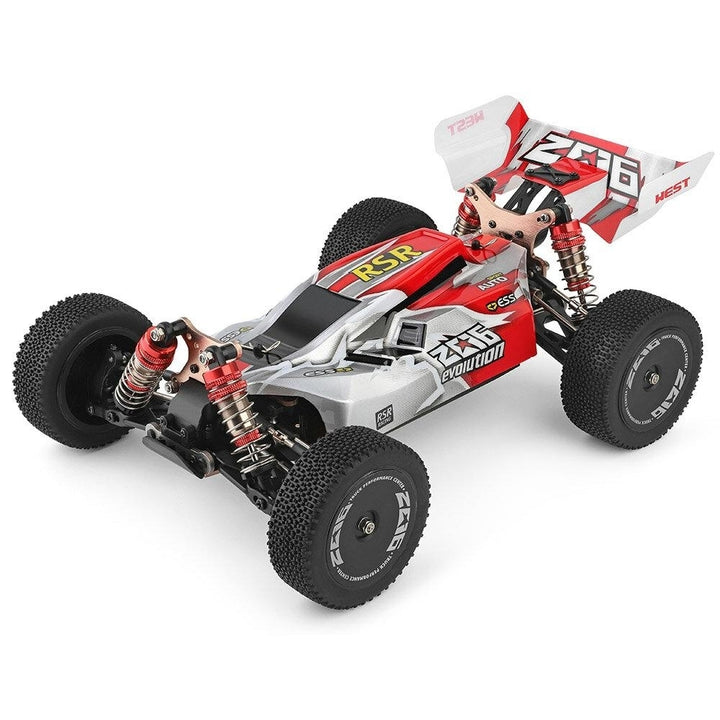 1,14 2.4G 4WD High Speed Racing RC Car Vehicle Models 60km,h Two Battery 7.4V 2600mAh Image 9