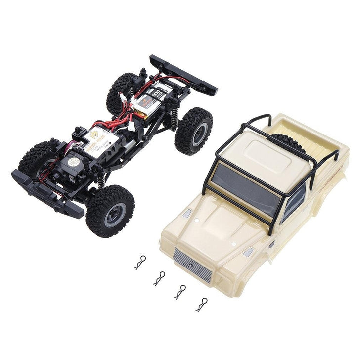 1,24 Mini RC Car Crawler 4WD 2.4G Waterproof RC Vehicle Model RTR for Kids and Adults Image 6