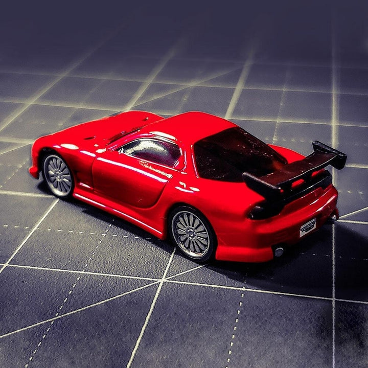1,76 2.4G Mini RC Car Sports Vehicles LED Lights Full Proportional Toys On-Road Models Image 4