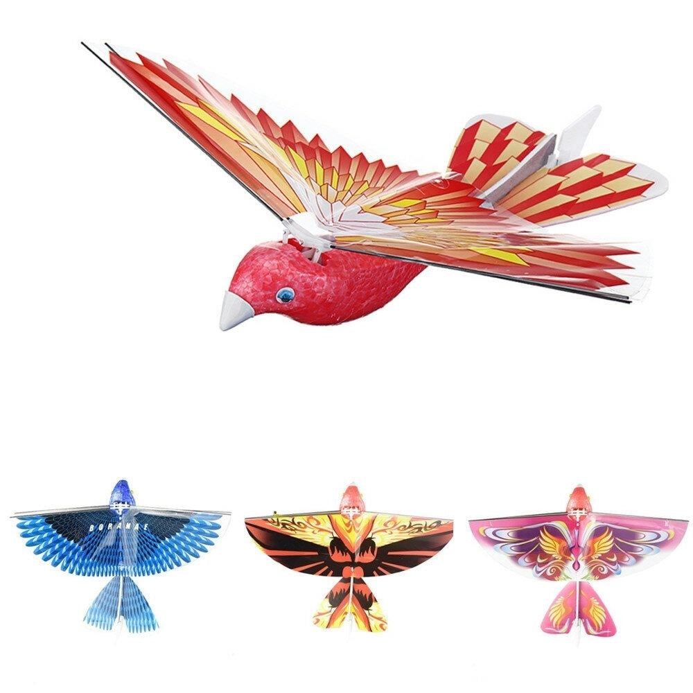 10.6Inches Electric Flying Flapping Wing Bird Toy Rechargeable Plane Kids Outdoor Fly Image 1