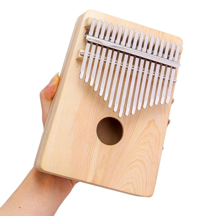 10,17 Keys Kalimbas Thumb Piano Solid Pine Plywood Wood Finger Percussion Gifts Image 3