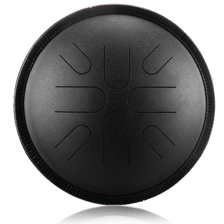 10 8 Notes Steel Tongue Drum Handpan Hand Tankdrum With Storage Bag Mallets Image 9