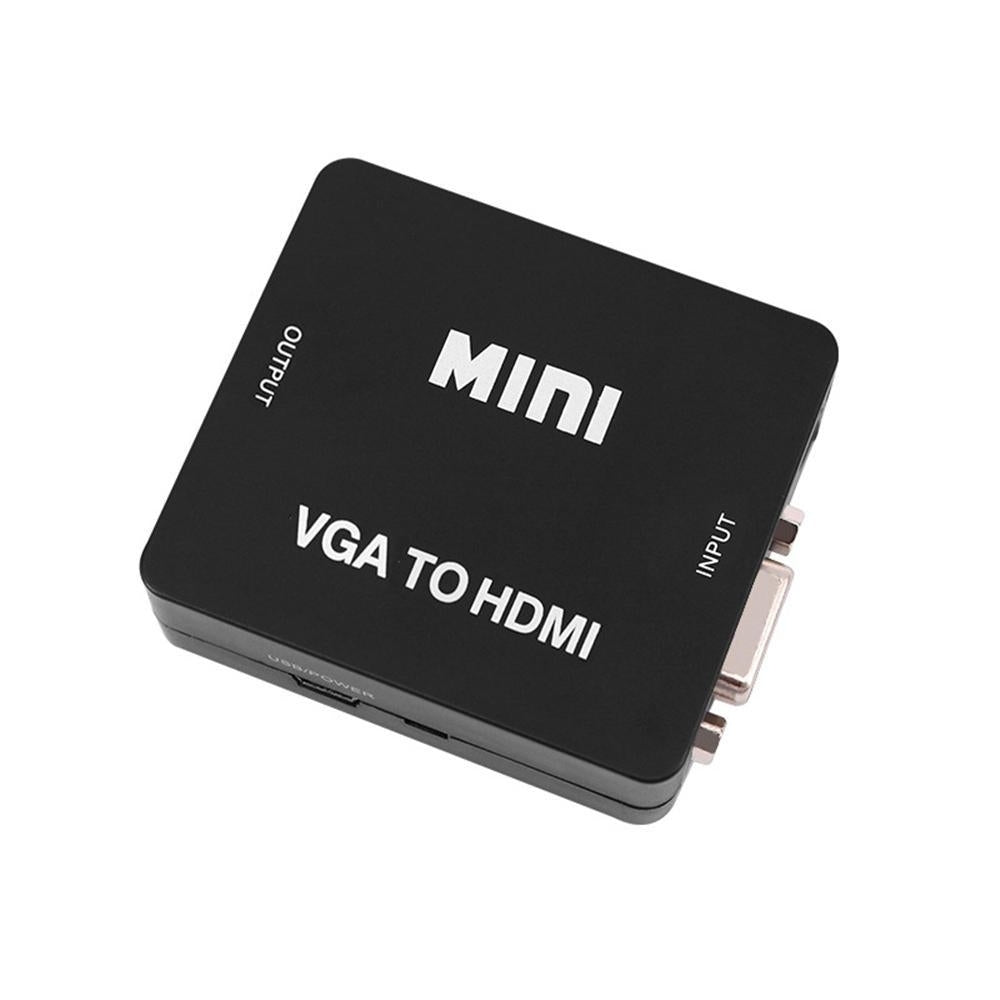 1080P HD VGA to HDMI Converter Adapter with Audio USB Power Connector for PC Laptop to HDTV Monitor Display Image 3