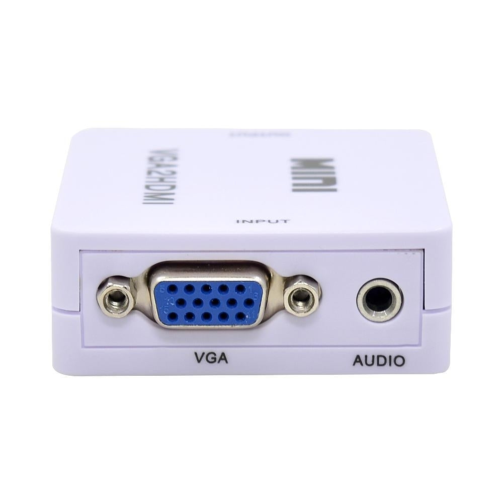 1080P HD VGA to HDMI Converter Adapter with Audio USB Power Connector for PC Laptop to HDTV Monitor Display Image 6