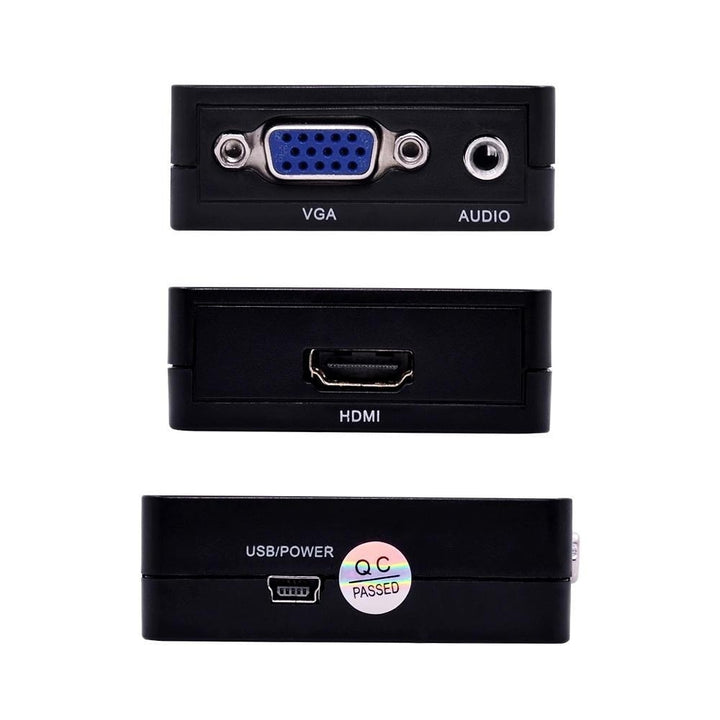 1080P HD VGA to HDMI Converter Adapter with Audio USB Power Connector for PC Laptop to HDTV Monitor Display Image 8