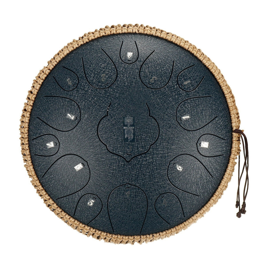12.5 Inch 15 Notes Steel Tongue Drum Tank Drum Music Percussion Instrument+Bag Image 1