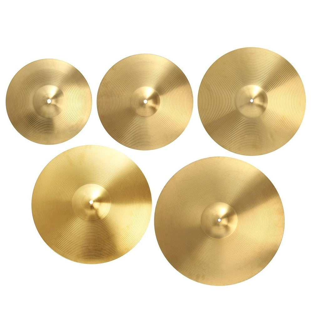 12,14,16,18,20 Inch Brass Alloy Drum Cymbal for Percussion Instruments Players Beginners Image 2