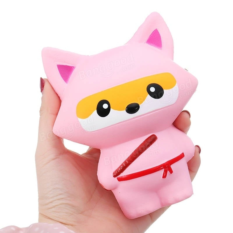 14cm Cute Jumbo Squishy Ninja Cat Fox Panda Scented Super Slow Rising Kids Toy Gift Image 7